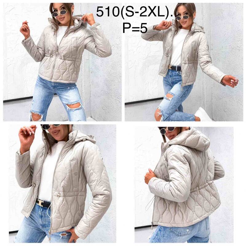 Kurtki damskie cienki Roz S-2XL ,1 Kolor Paczka 5 szt